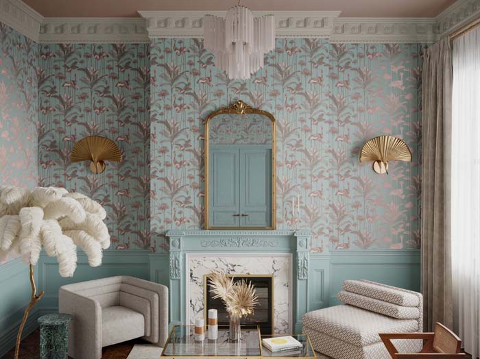 Trend: Verdigris | Striking new wallpaper and imagery
