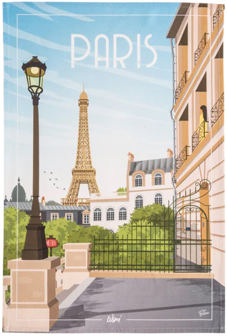 Paris tea towel